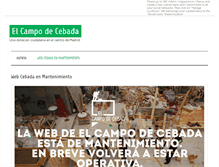 Tablet Screenshot of elcampodecebada.org